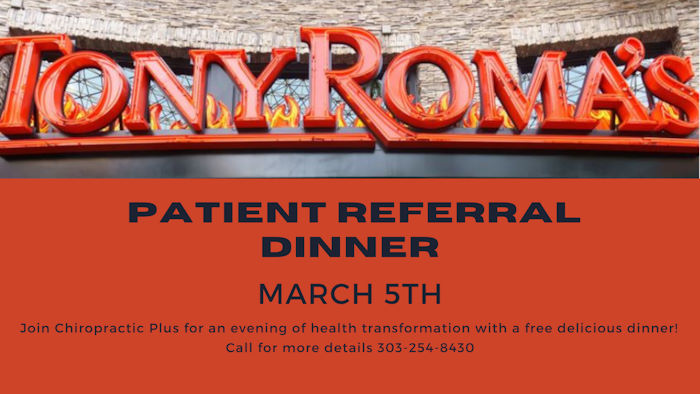 patient referral dinner