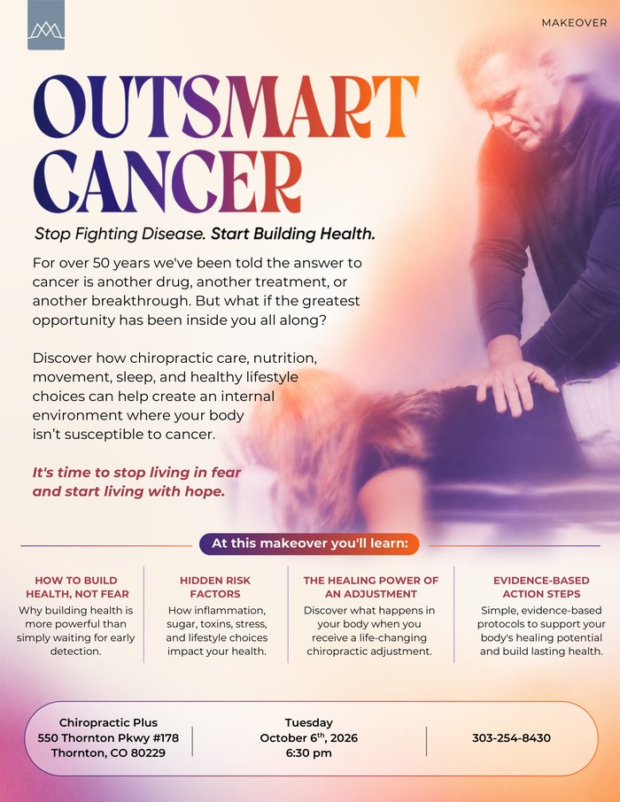 Outsmart cancer flyer